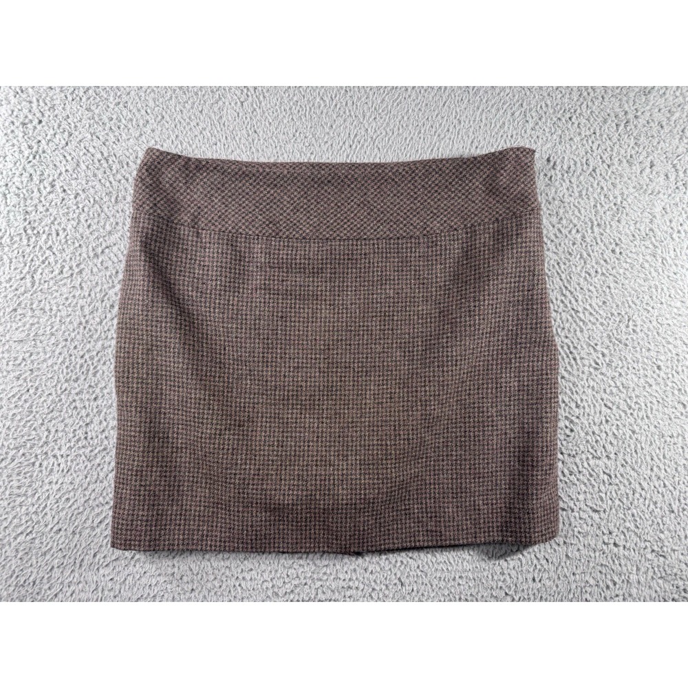 Women 10 Pencil Skirt Lined Houndstooth Academia Y2K Tweed‎ Preppy Punk Goth